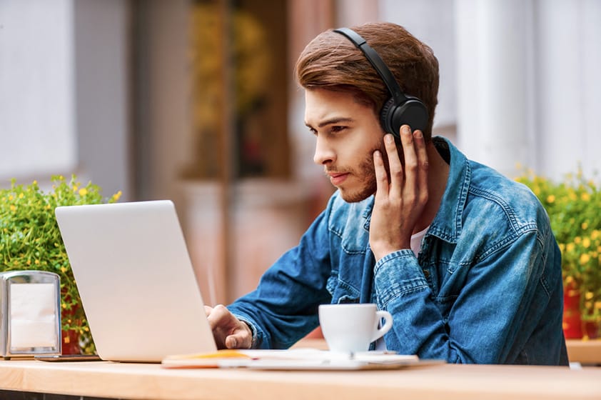 Ergonomic, Lightweight On-Ear Comfort