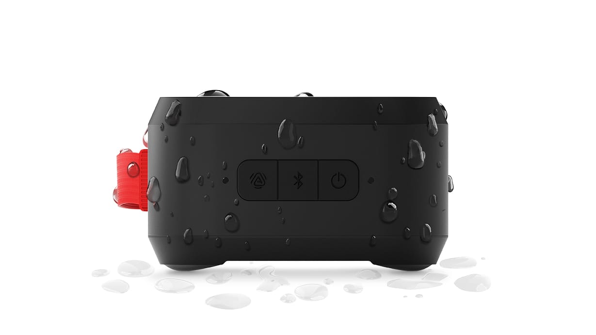IPX5 Splash-Proof Design & Carrying Strap