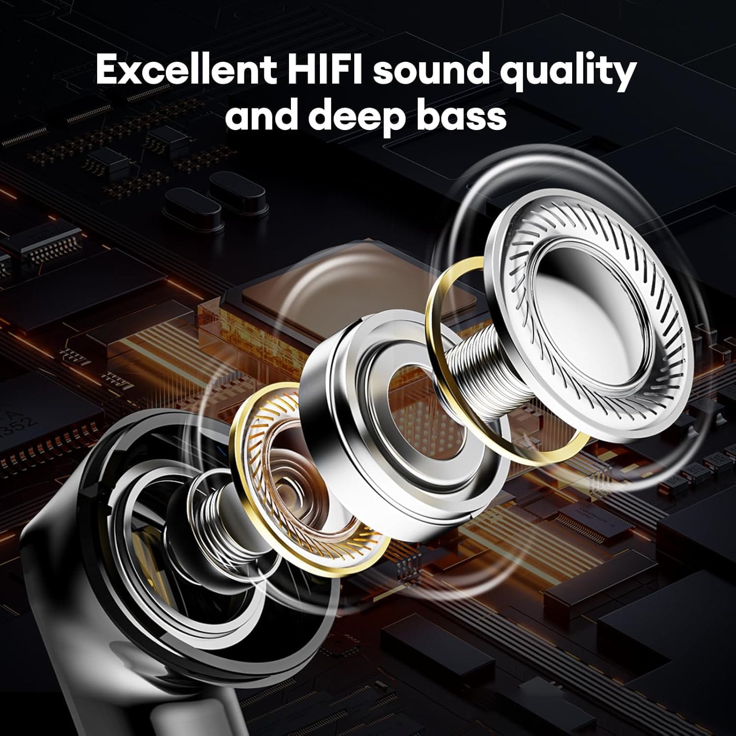 13mm Dynamic Drivers with Hi-Fi Audio