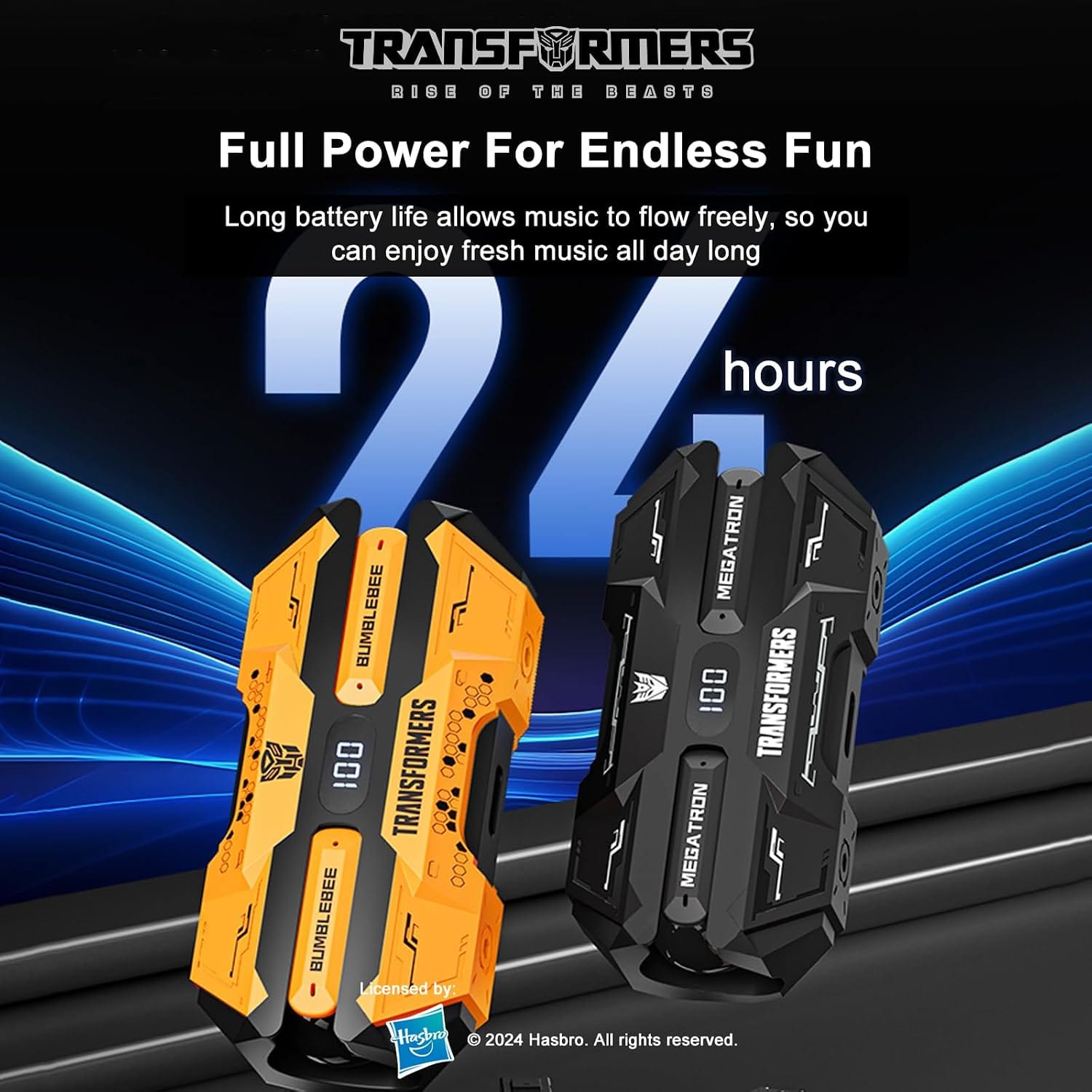 24-Hour Battery Life